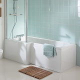 Lifestyle image of Ideal Standard Tempo Cube 1700 x 850mm Shower Bath